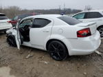 2014 Dodge Avenger Se White vin: 1C3CDZAB7EN167122