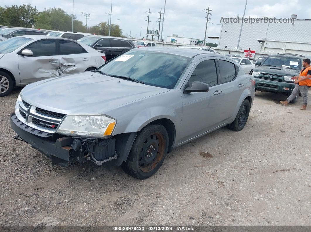 2014 Dodge Avenger Se Gray vin: 1C3CDZAB7EN190853