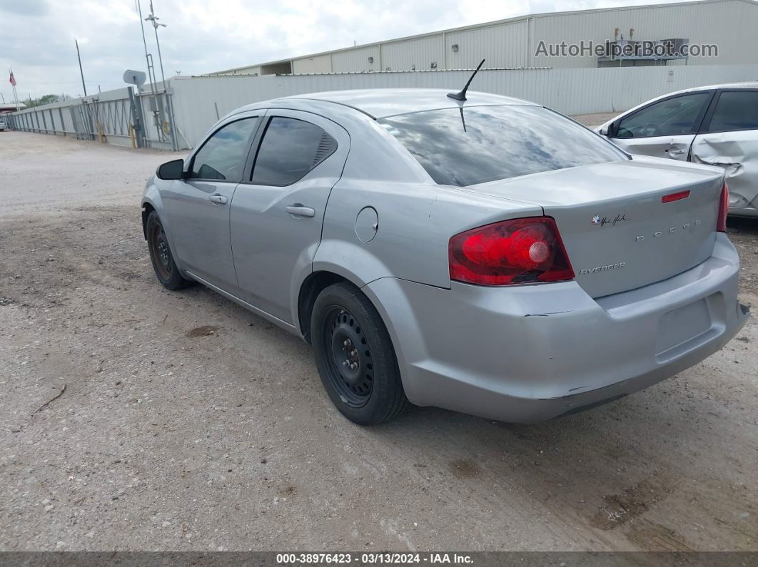 2014 Dodge Avenger Se Gray vin: 1C3CDZAB7EN190853