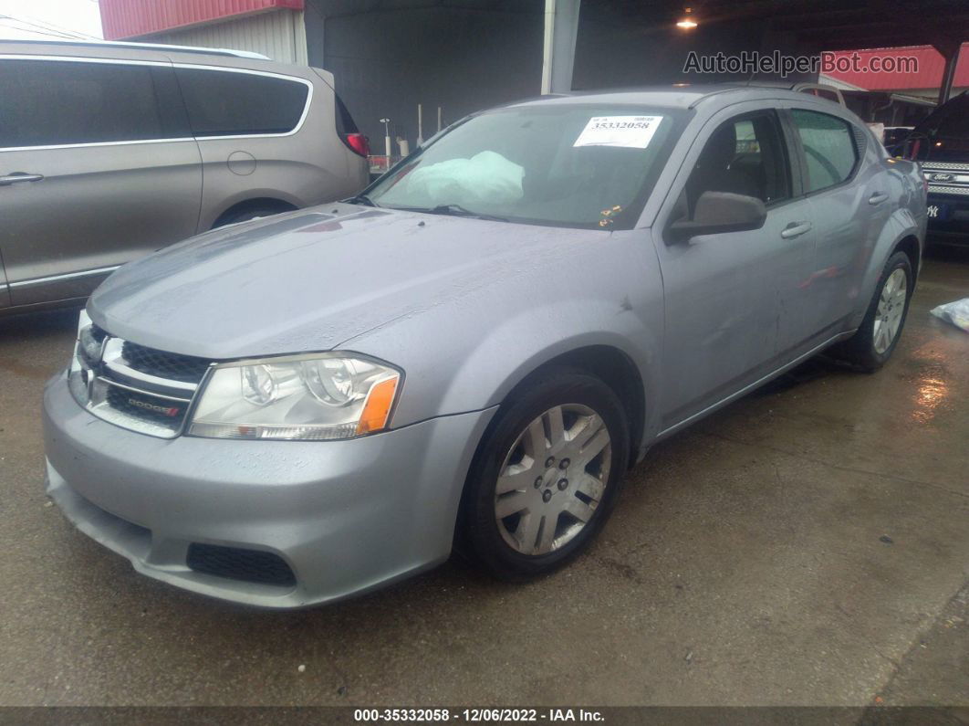 2014 Dodge Avenger Se Gray vin: 1C3CDZAB7EN202399