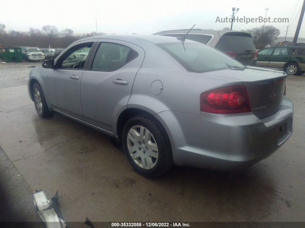 2014 Dodge Avenger Se Gray vin: 1C3CDZAB7EN202399