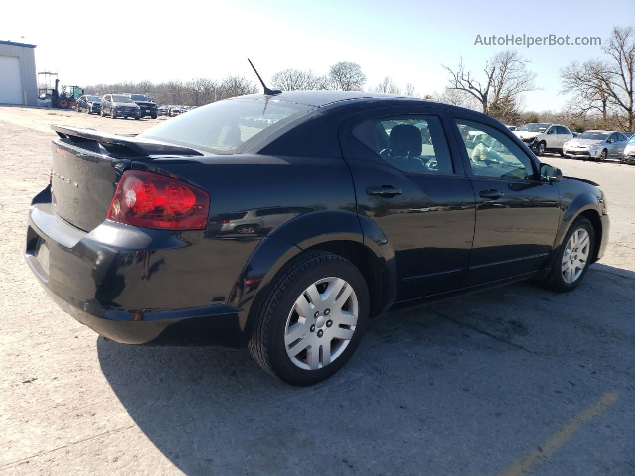 2014 Dodge Avenger Se Black vin: 1C3CDZAB7EN214522