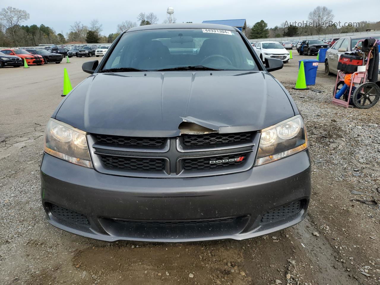 2014 Dodge Avenger Se Gray vin: 1C3CDZAB7EN222121