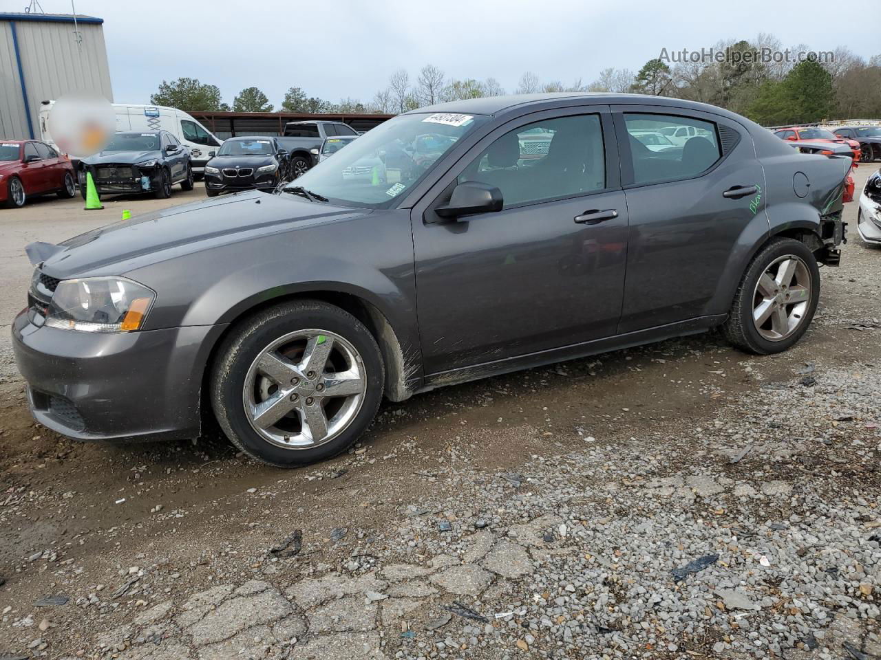 2014 Dodge Avenger Se Серый vin: 1C3CDZAB7EN222121