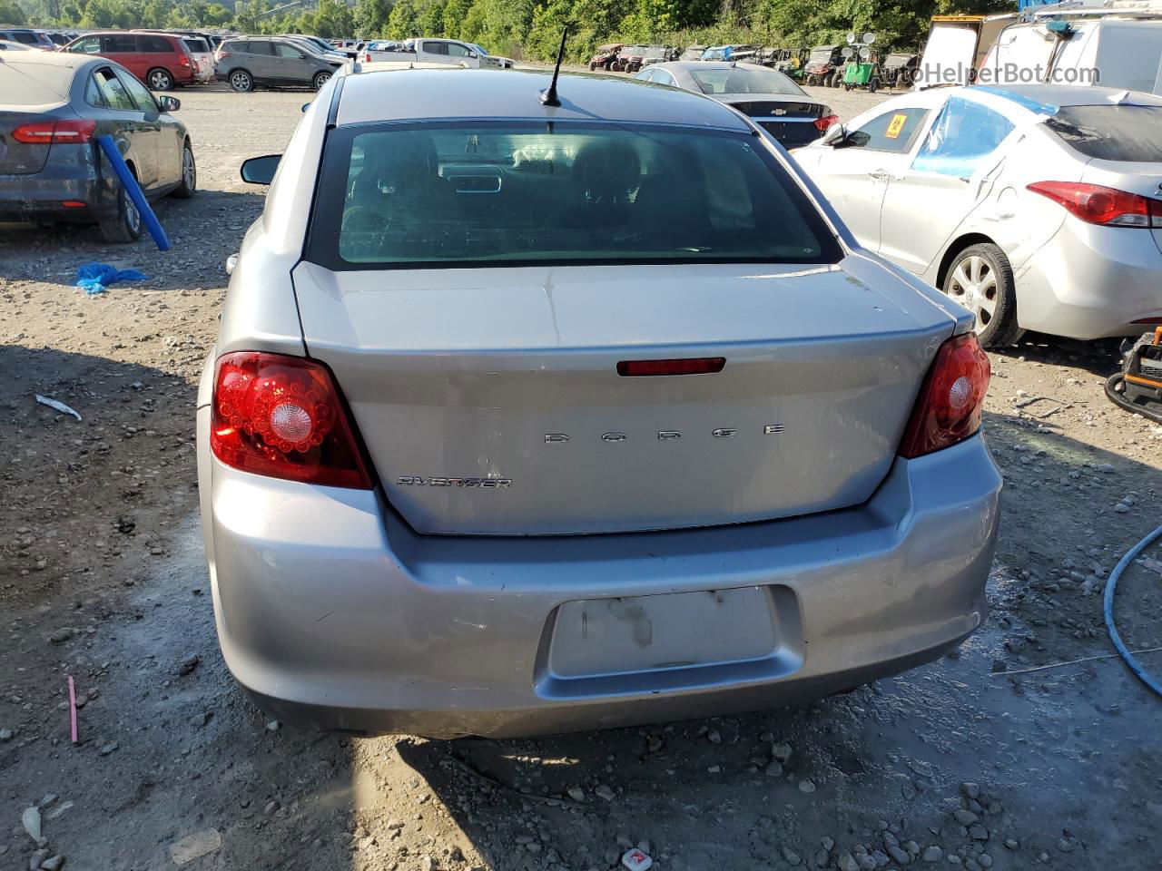 2014 Dodge Avenger Se Silver vin: 1C3CDZAB7EN223222