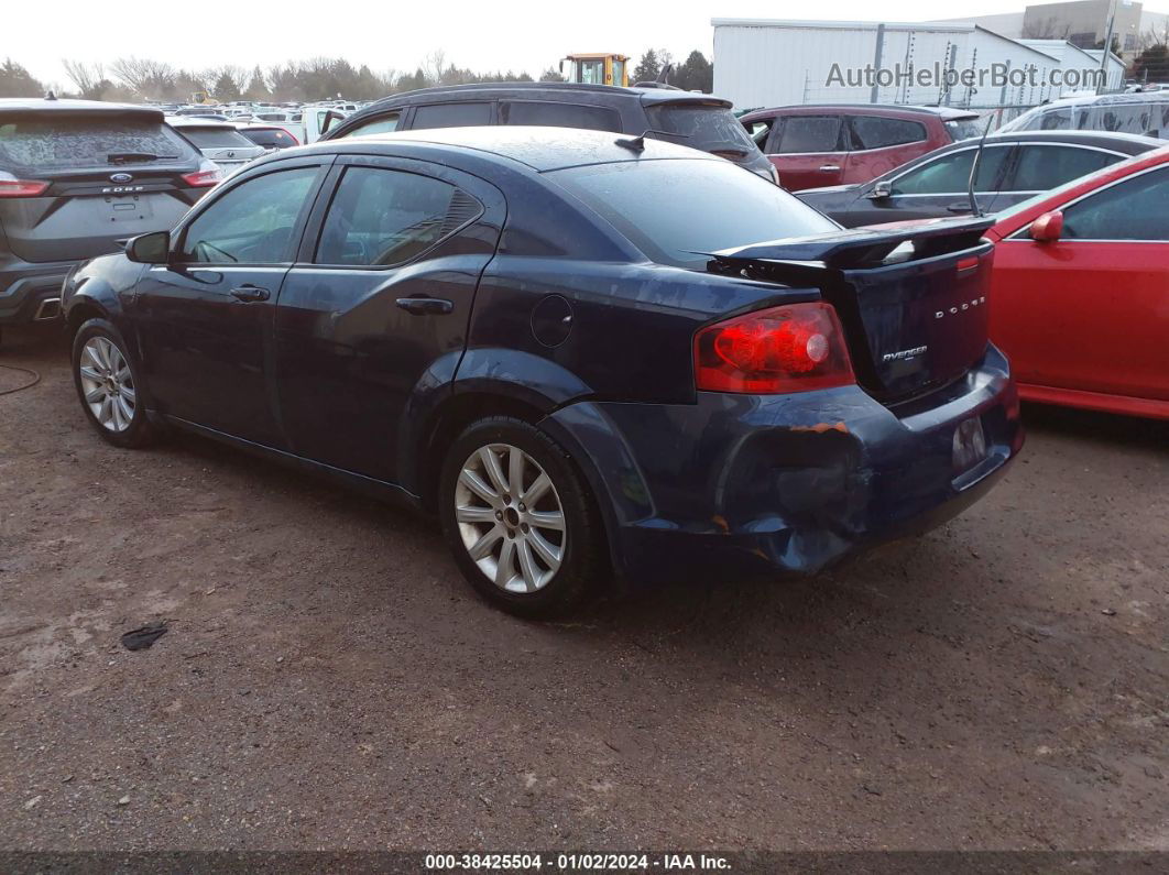 2014 Dodge Avenger Se Blue vin: 1C3CDZAB7EN225603