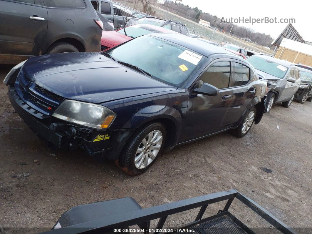 2014 Dodge Avenger Se Blue vin: 1C3CDZAB7EN225603