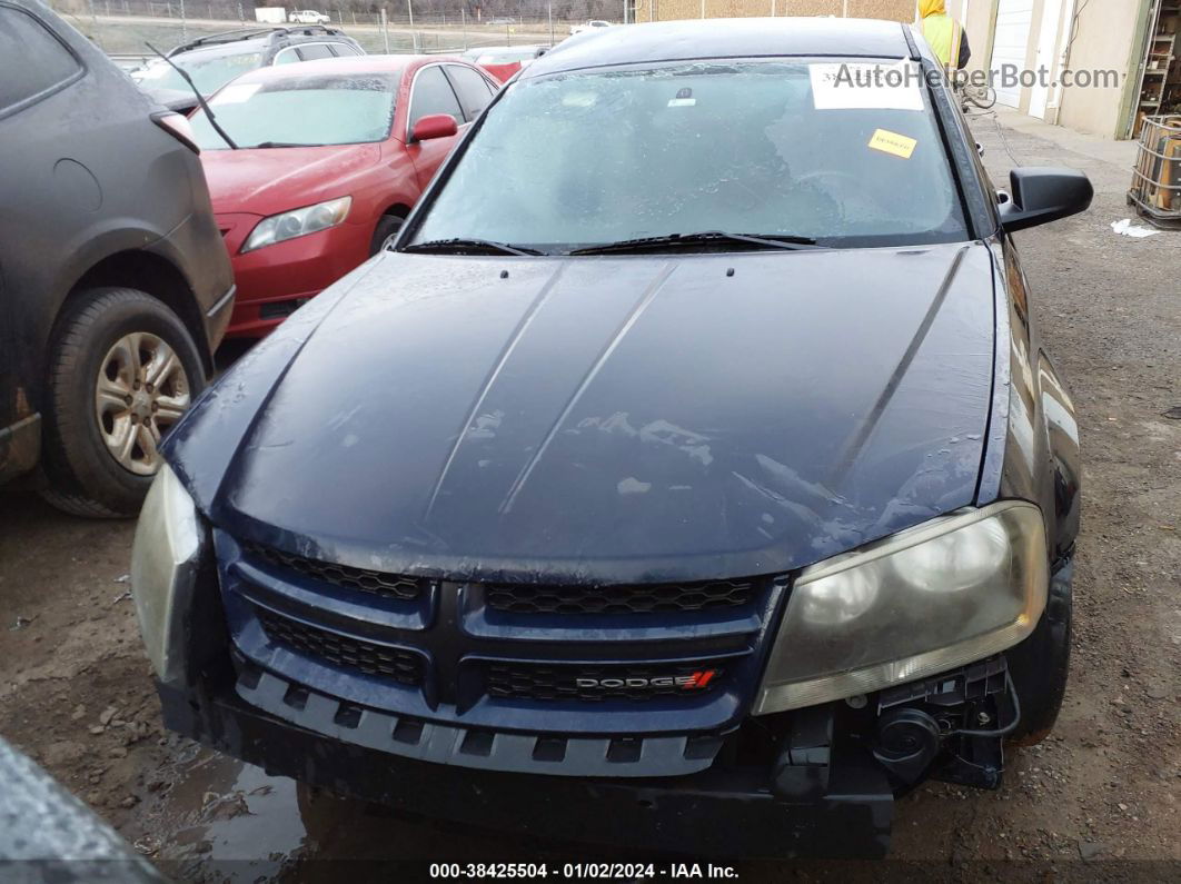 2014 Dodge Avenger Se Синий vin: 1C3CDZAB7EN225603