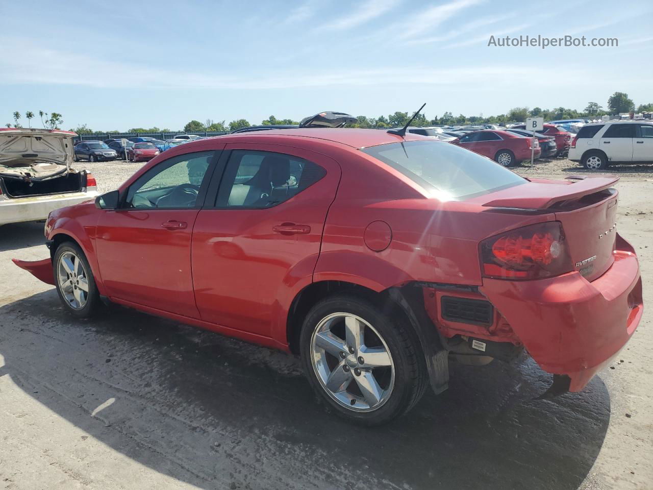 2014 Dodge Avenger Se Красный vin: 1C3CDZAB7EN226542