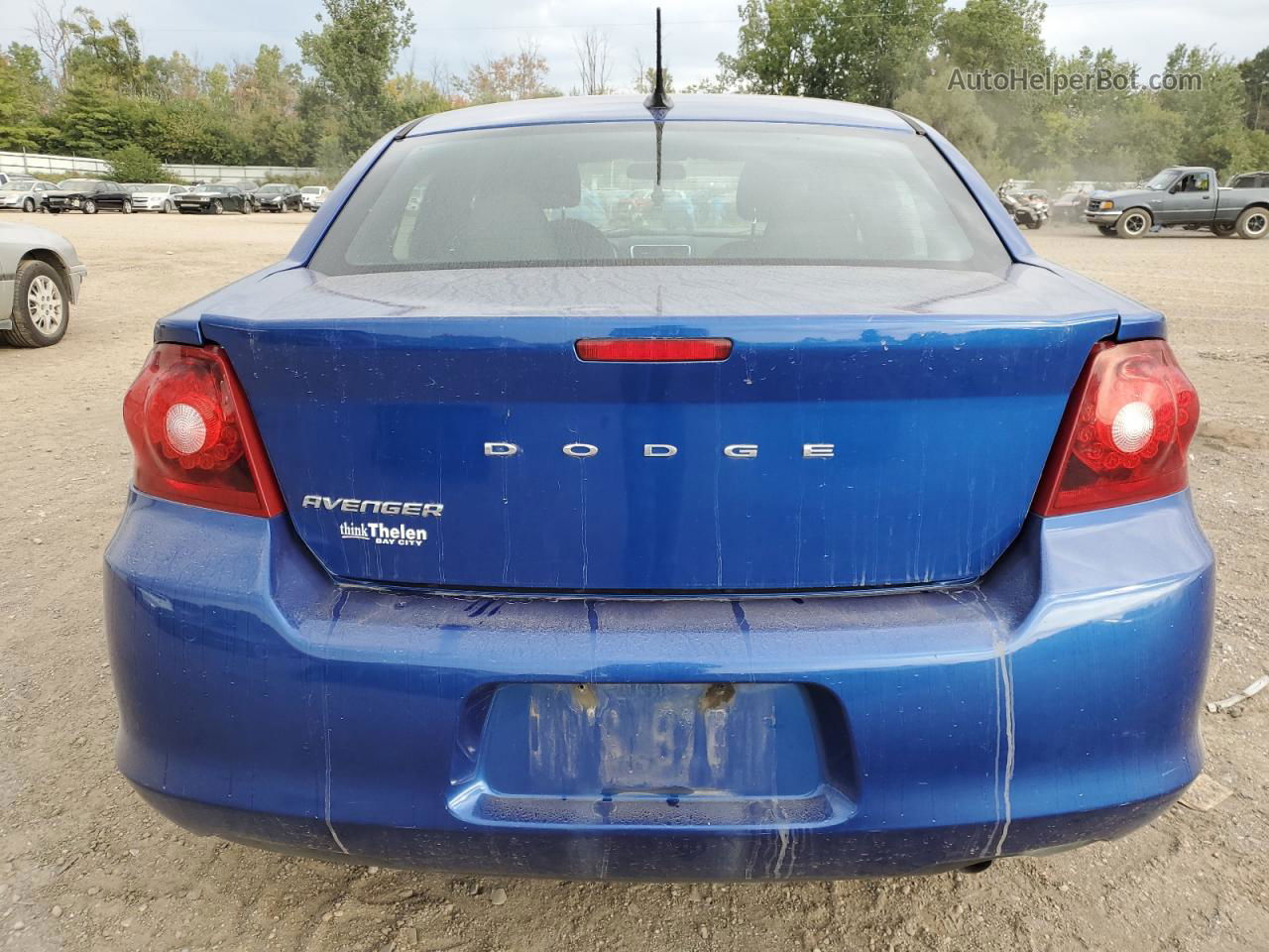 2014 Dodge Avenger Se Синий vin: 1C3CDZAB7EN234978