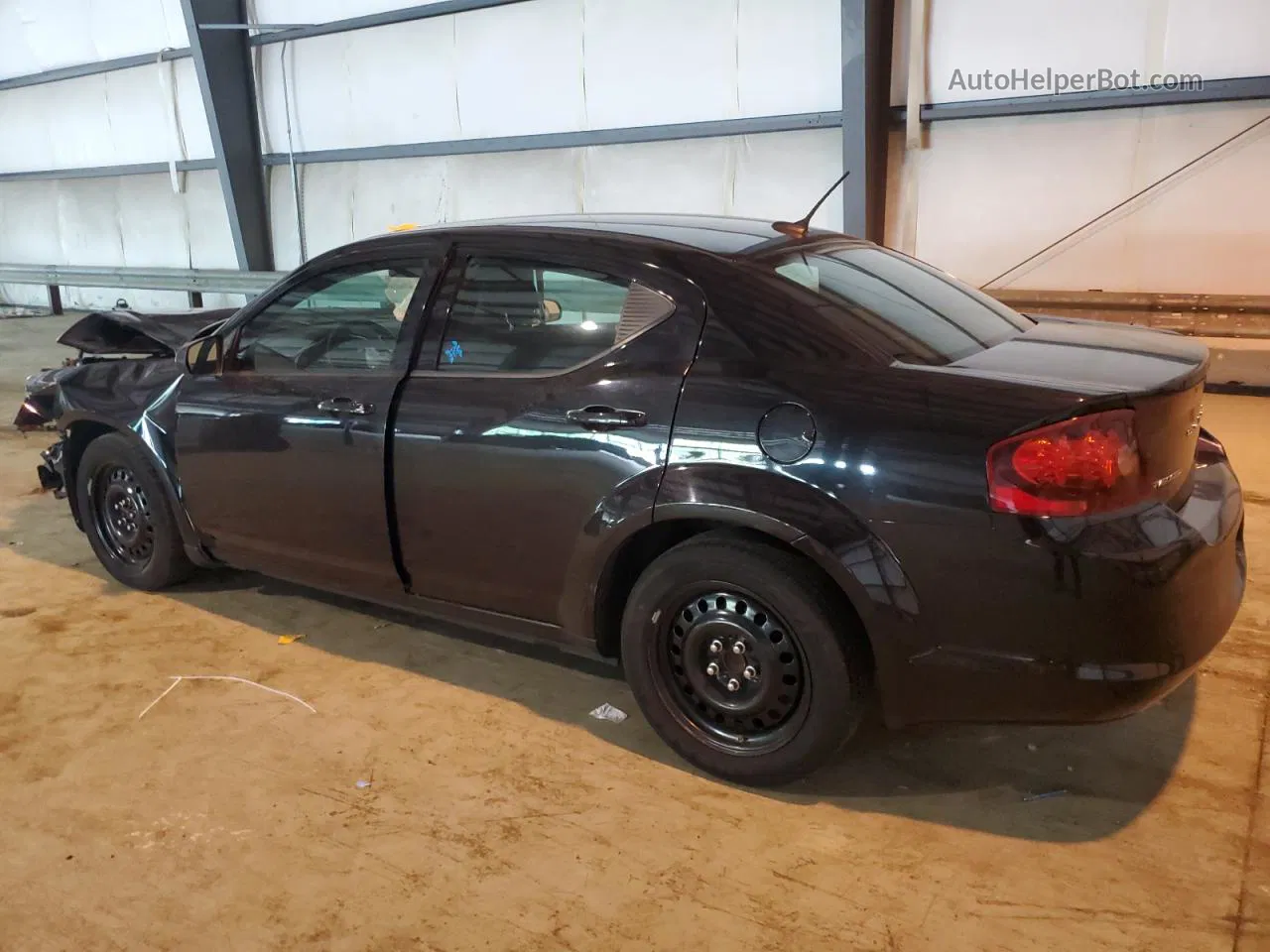 2014 Dodge Avenger Se Black vin: 1C3CDZAB8EN139832