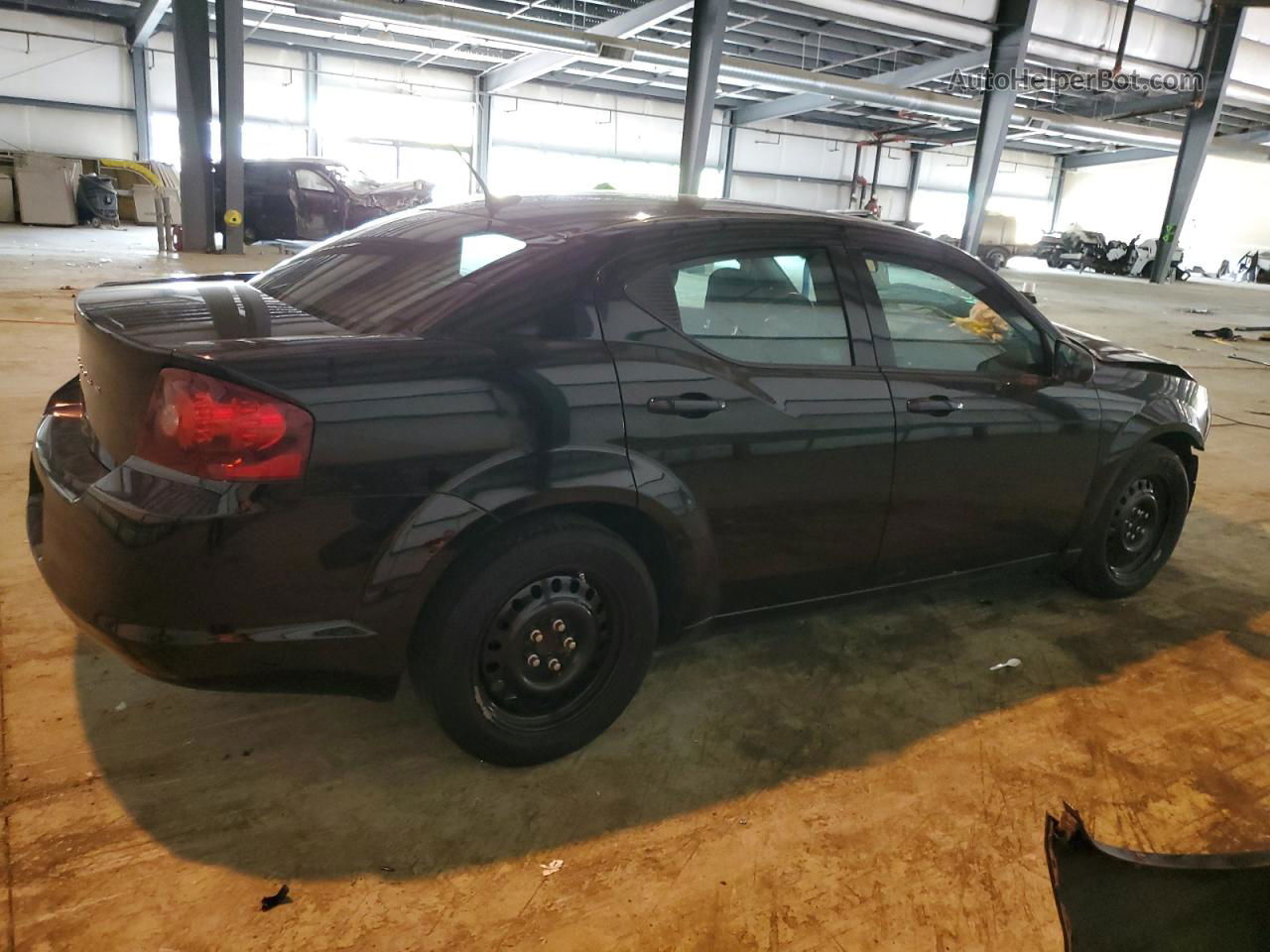 2014 Dodge Avenger Se Black vin: 1C3CDZAB8EN139832