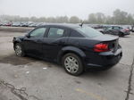 2014 Dodge Avenger Se Black vin: 1C3CDZAB8EN146988