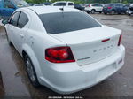 2014 Dodge Avenger Se White vin: 1C3CDZAB8EN160891