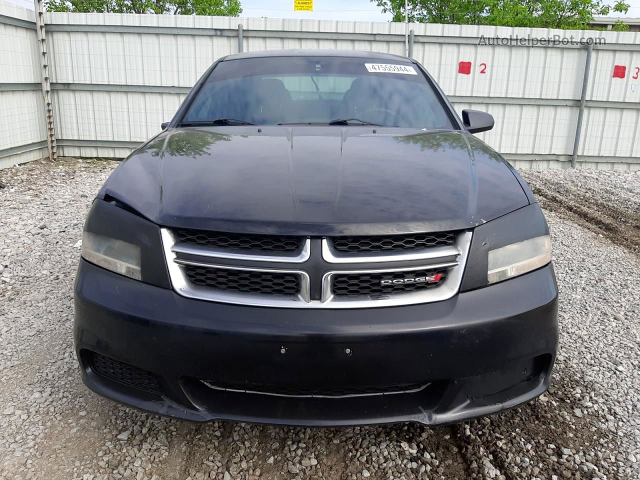 2014 Dodge Avenger Se Black vin: 1C3CDZAB8EN187539