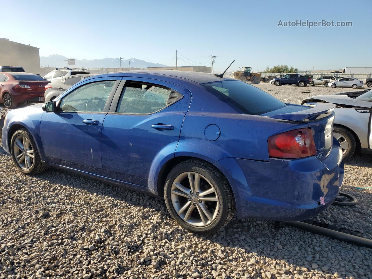 2014 Dodge Avenger Se Blue vin: 1C3CDZAB8EN187931