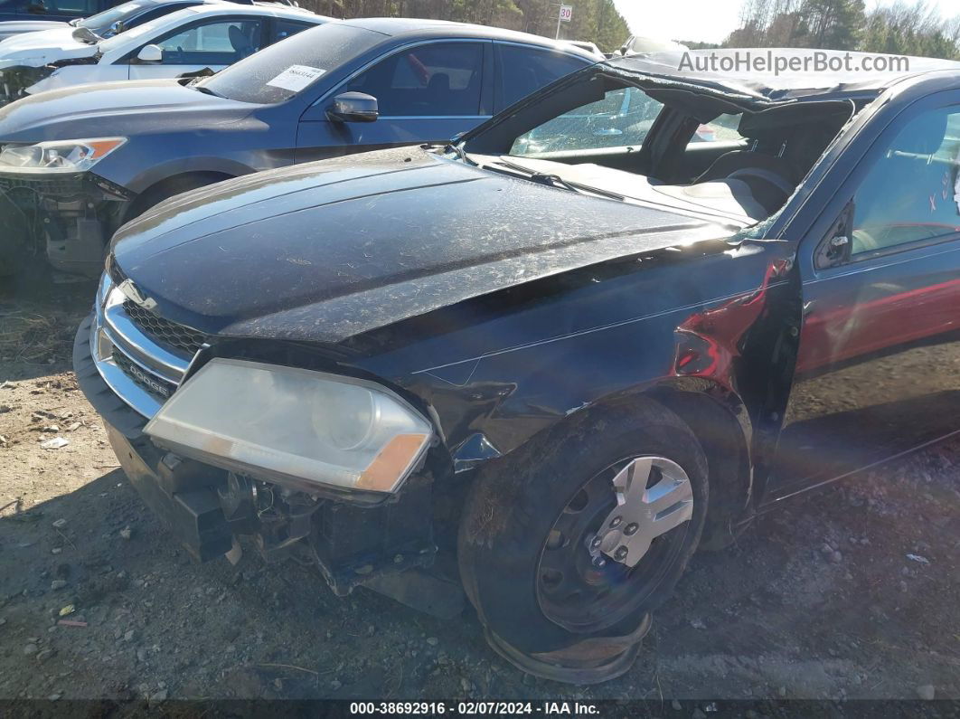 2014 Dodge Avenger Se Black vin: 1C3CDZAB8EN196290