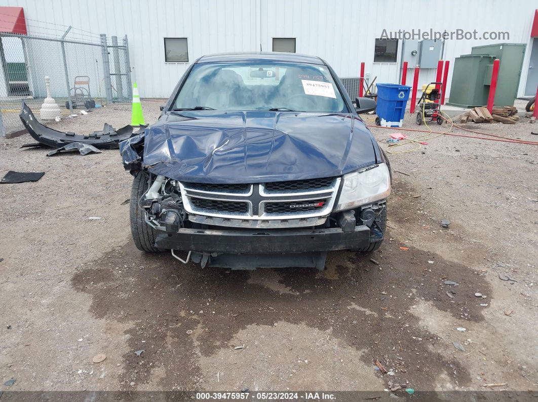 2014 Dodge Avenger Se Blue vin: 1C3CDZAB8EN224945