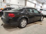 2014 Dodge Avenger Se Black vin: 1C3CDZAB8EN226467