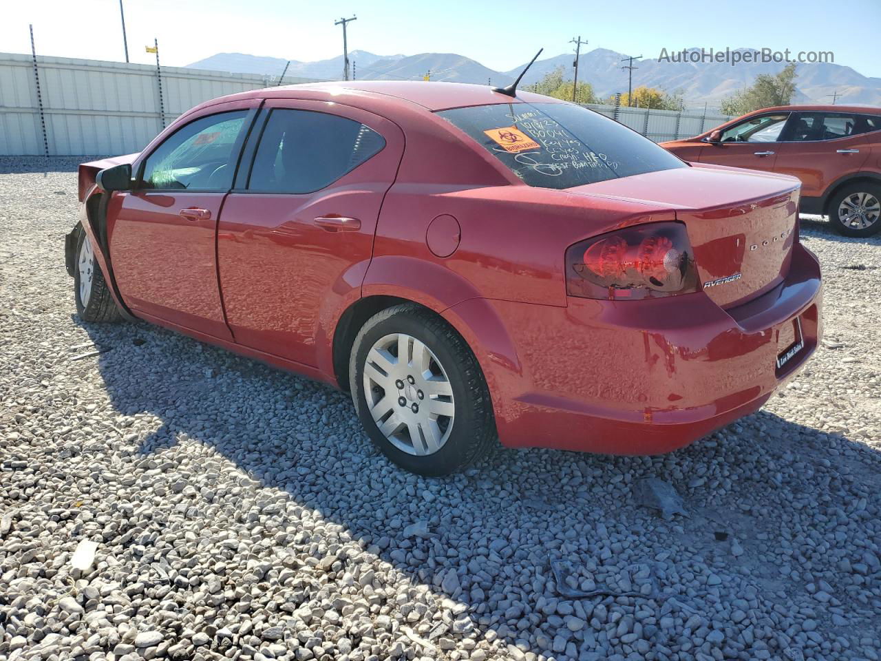 2014 Dodge Avenger Se Red vin: 1C3CDZAB9EN130041