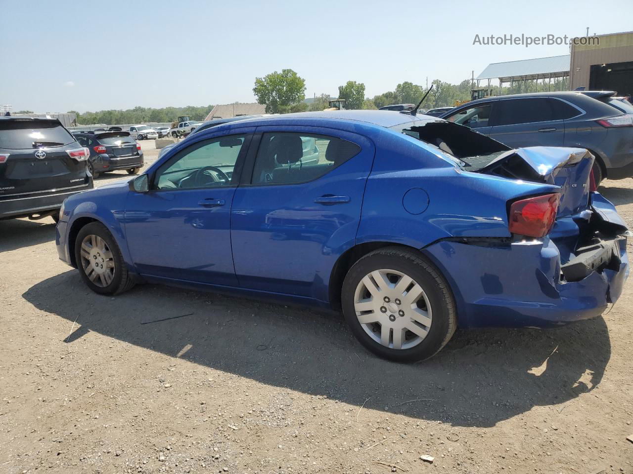 2014 Dodge Avenger Se Синий vin: 1C3CDZAB9EN140097