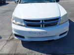 2014 Dodge Avenger Se White vin: 1C3CDZAB9EN145669