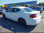 2014 Dodge Avenger Se White vin: 1C3CDZAB9EN145669