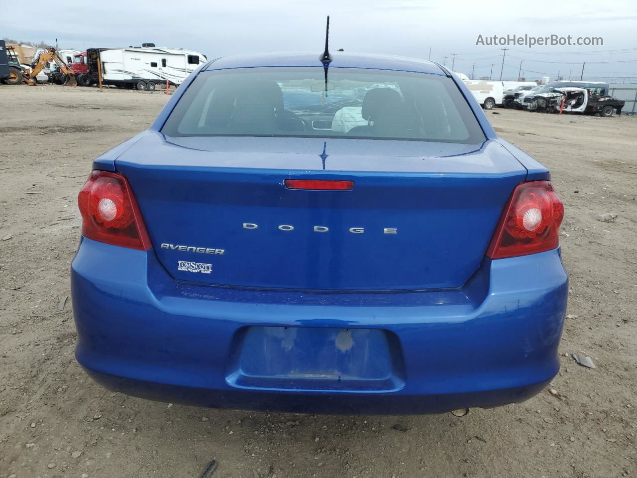 2014 Dodge Avenger Se Синий vin: 1C3CDZAB9EN147454