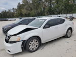 2014 Dodge Avenger Se White vin: 1C3CDZAB9EN148412