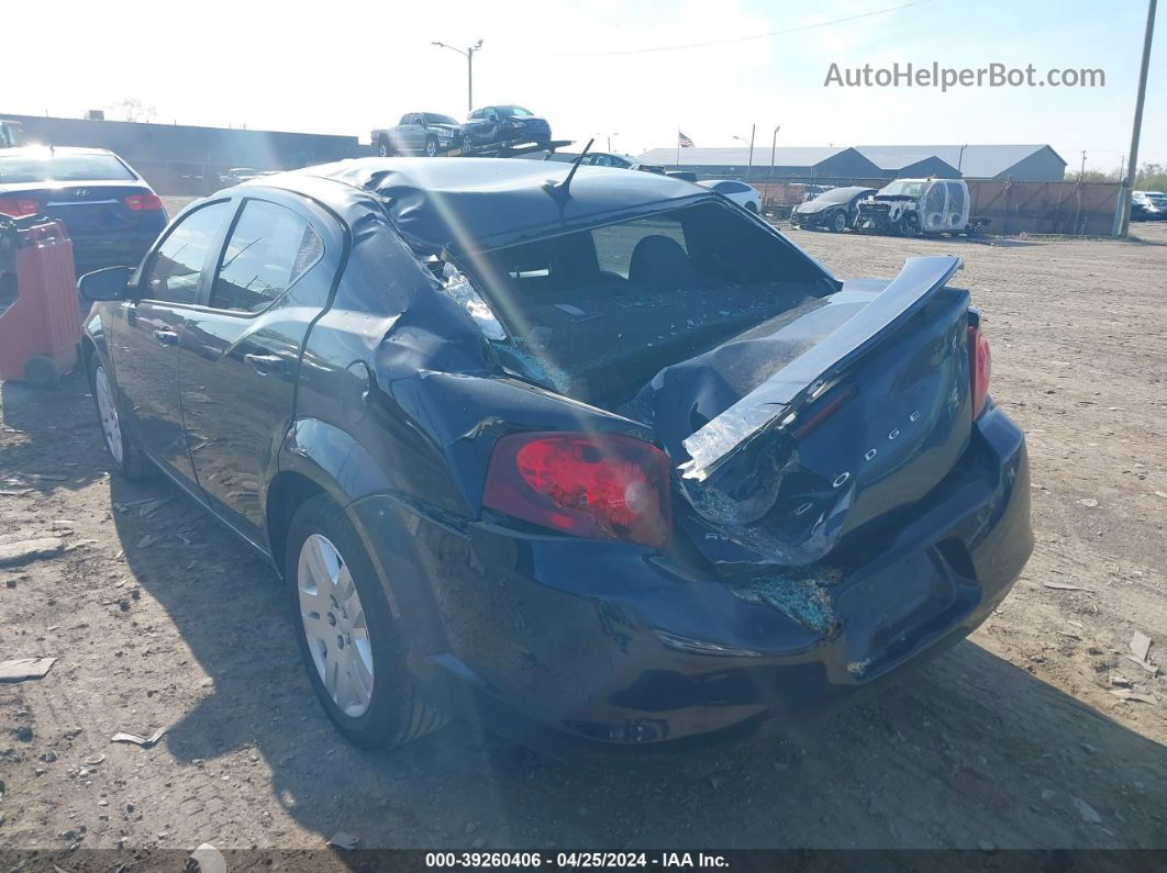 2014 Dodge Avenger Se Синий vin: 1C3CDZAB9EN189834