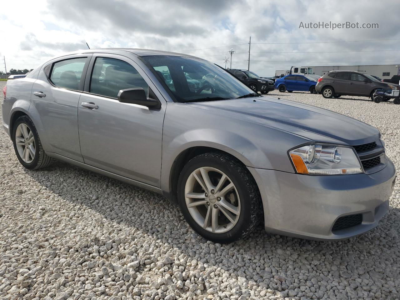 2014 Dodge Avenger Se Gray vin: 1C3CDZAB9EN223948