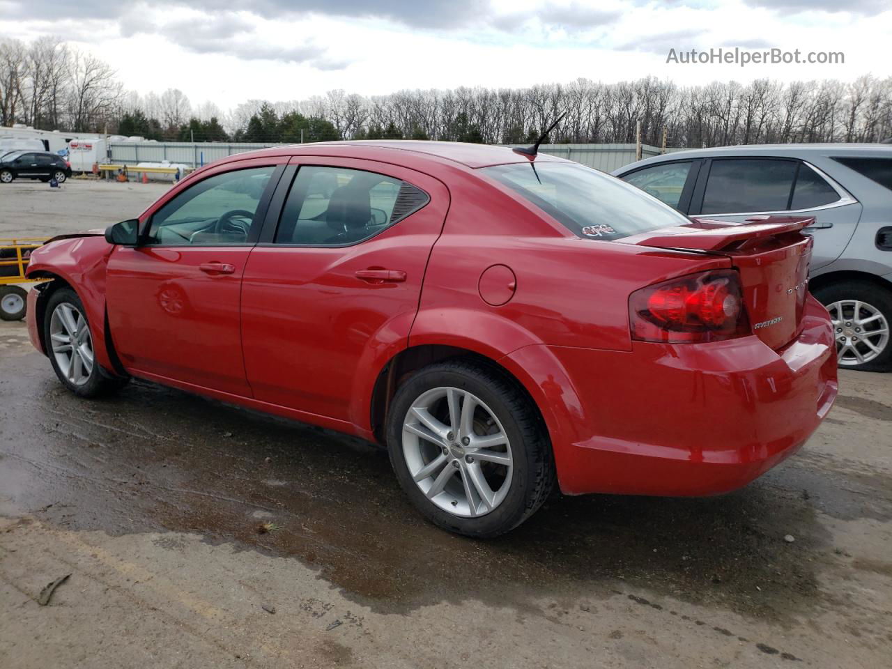 2014 Dodge Avenger Se Красный vin: 1C3CDZAB9EN225246