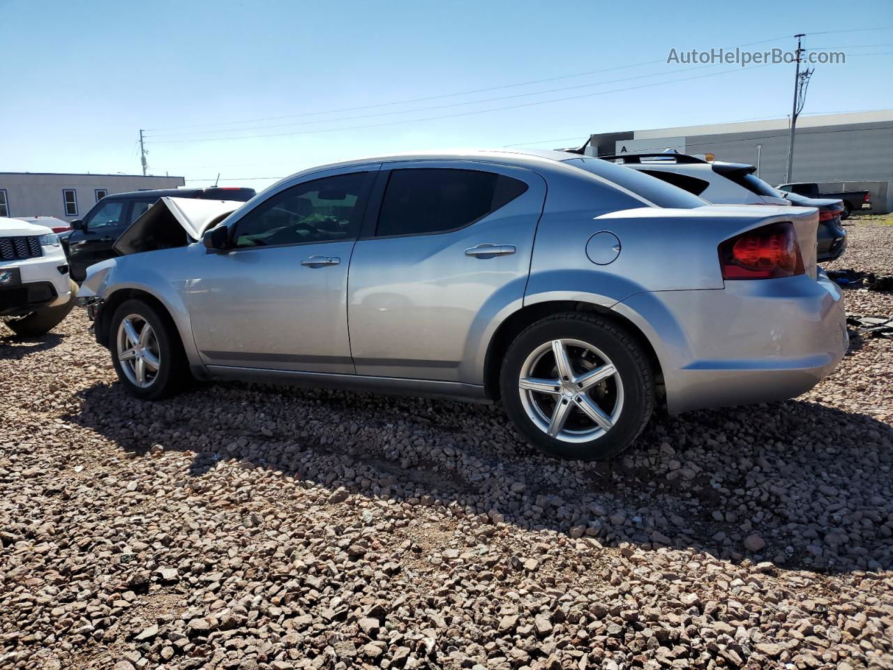 2014 Dodge Avenger Se Серебряный vin: 1C3CDZAB9EN228700