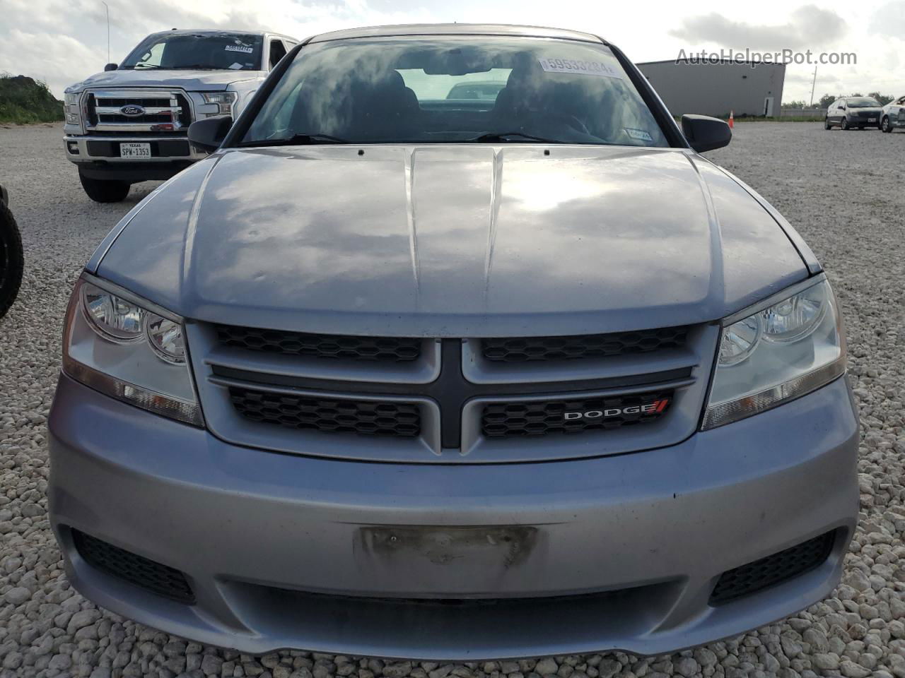 2014 Dodge Avenger Se Silver vin: 1C3CDZAB9EN234402