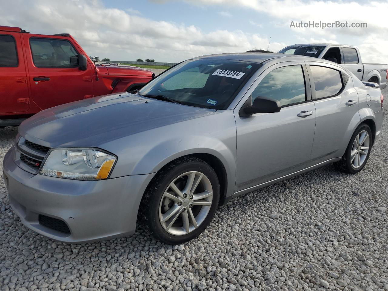 2014 Dodge Avenger Se Серебряный vin: 1C3CDZAB9EN234402