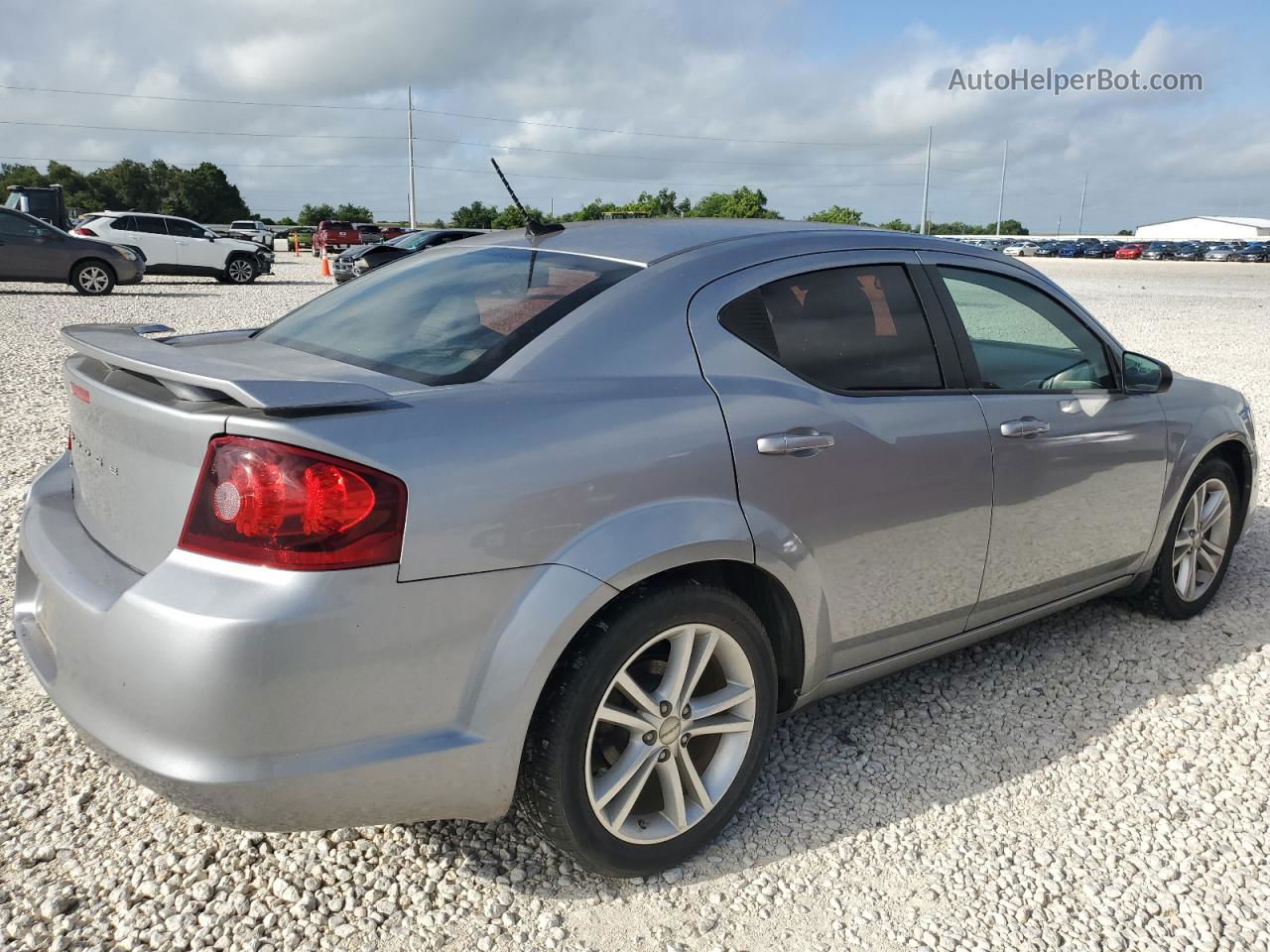 2014 Dodge Avenger Se Silver vin: 1C3CDZAB9EN234402