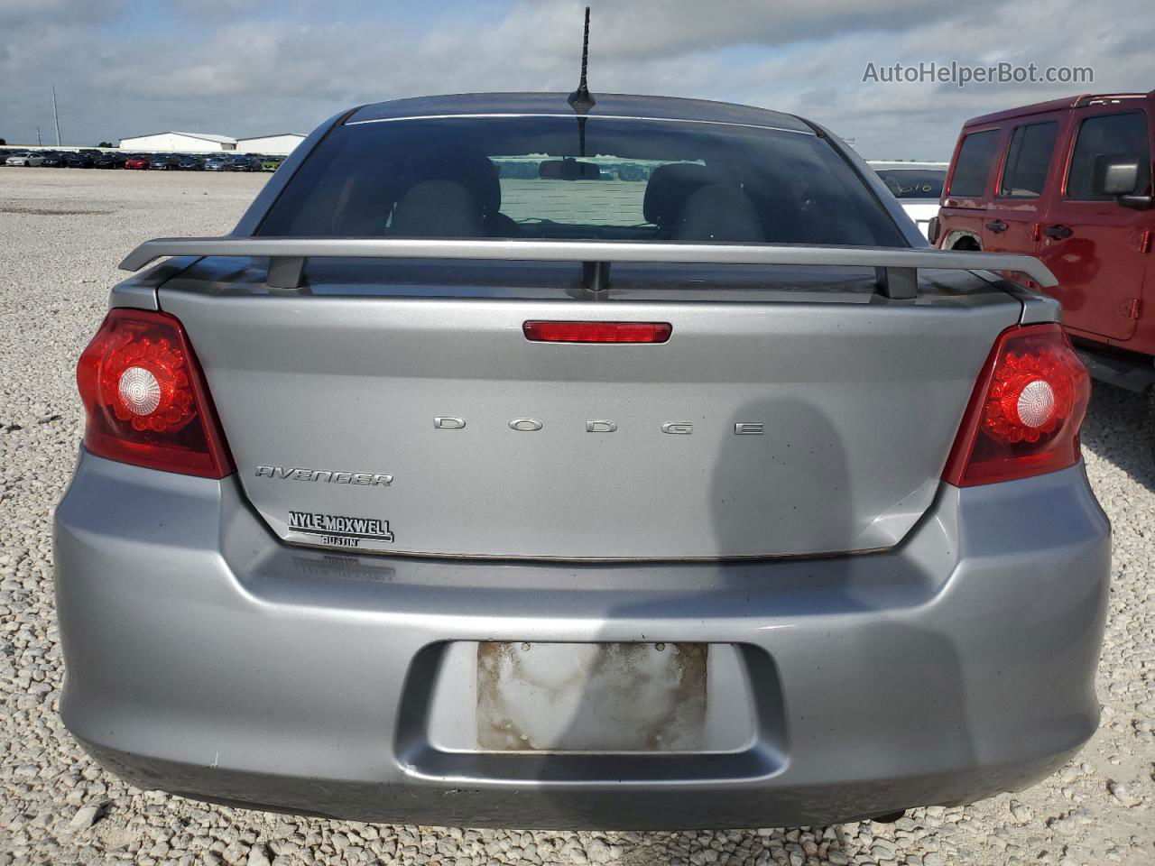 2014 Dodge Avenger Se Silver vin: 1C3CDZAB9EN234402