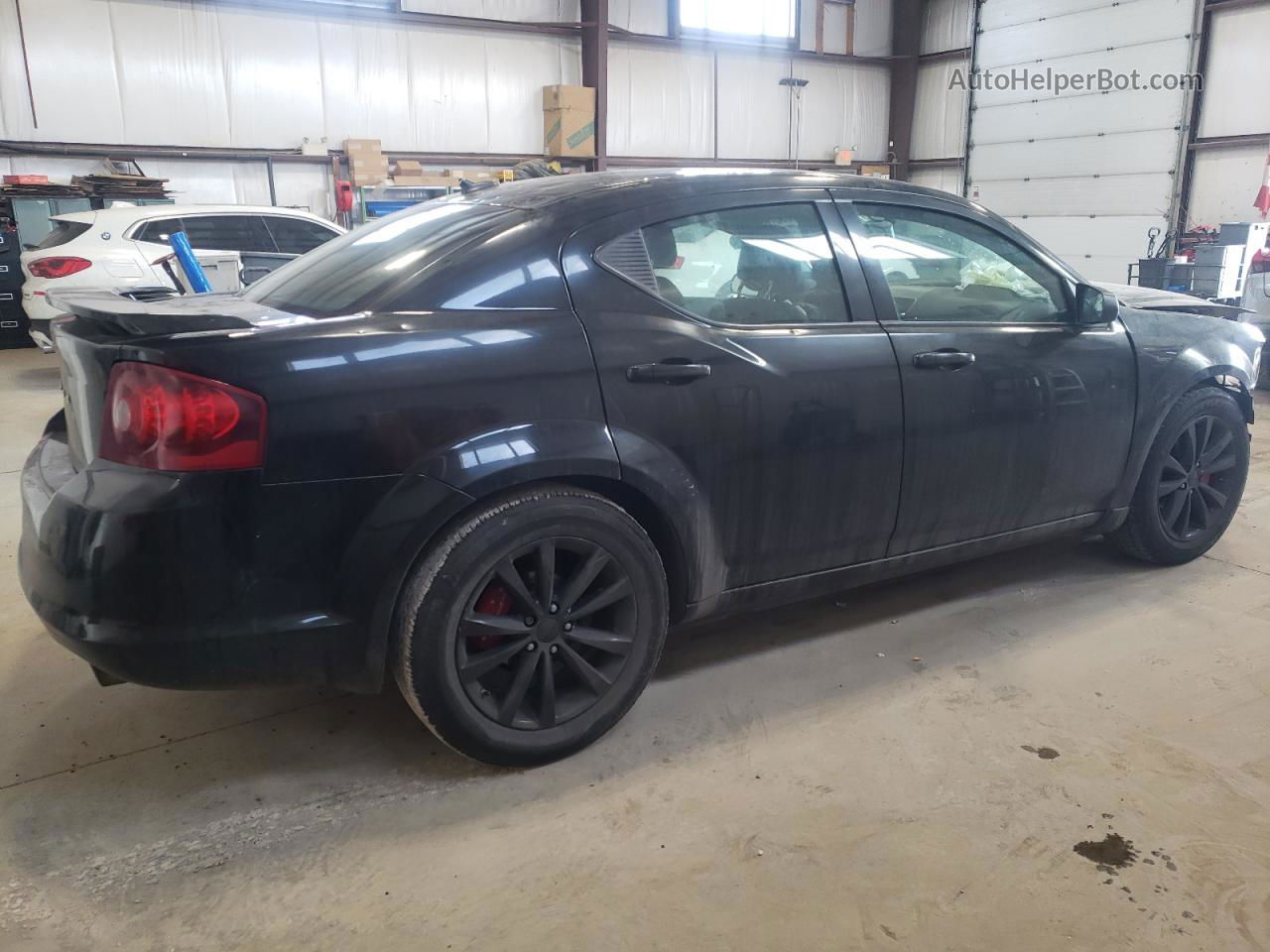 2014 Dodge Avenger Se Black vin: 1C3CDZABXEN105004