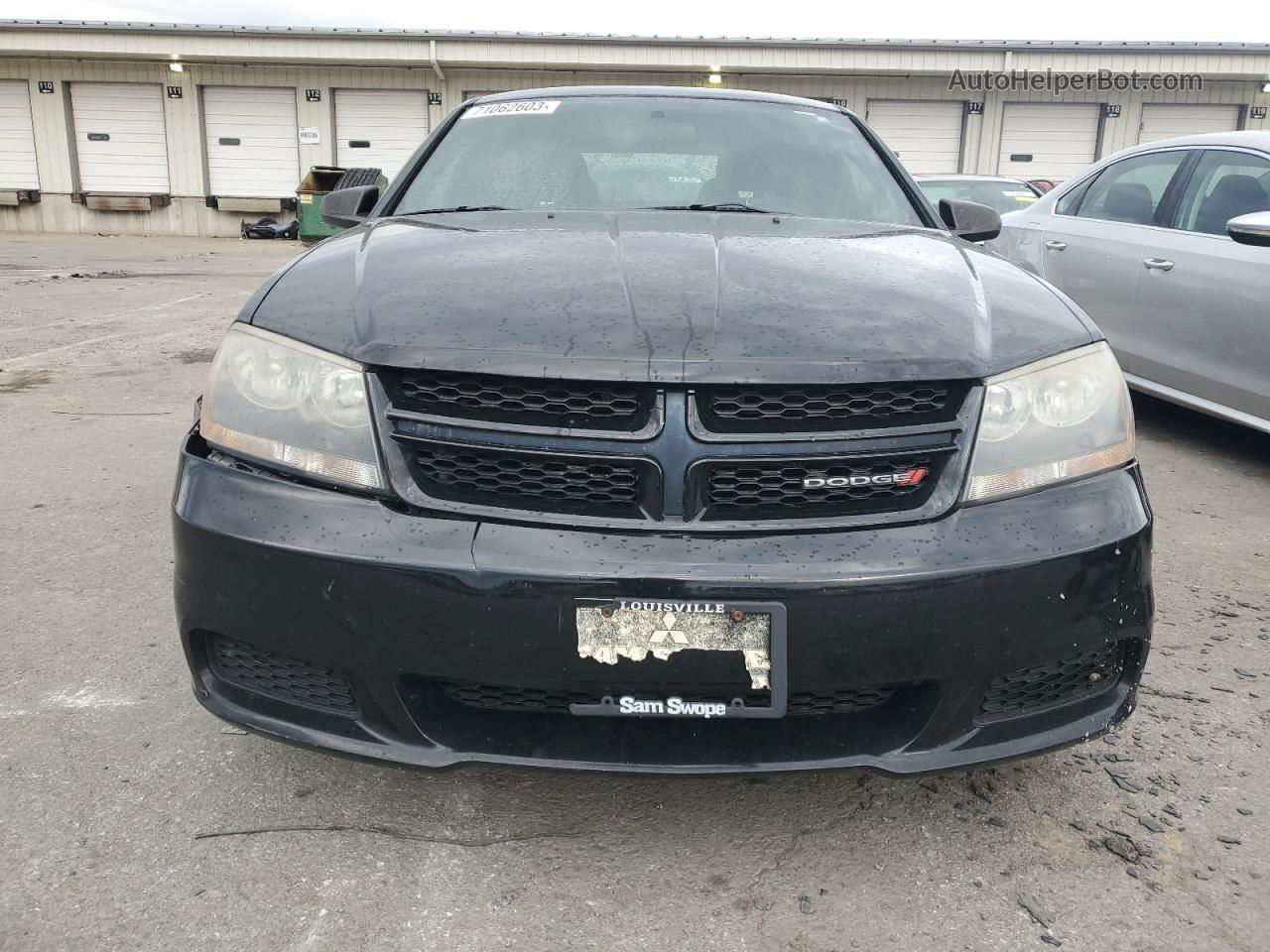 2014 Dodge Avenger Se Black vin: 1C3CDZABXEN140335