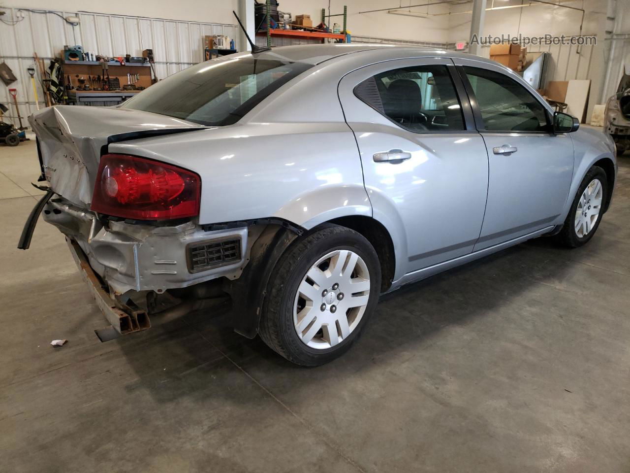 2014 Dodge Avenger Se Silver vin: 1C3CDZABXEN145681