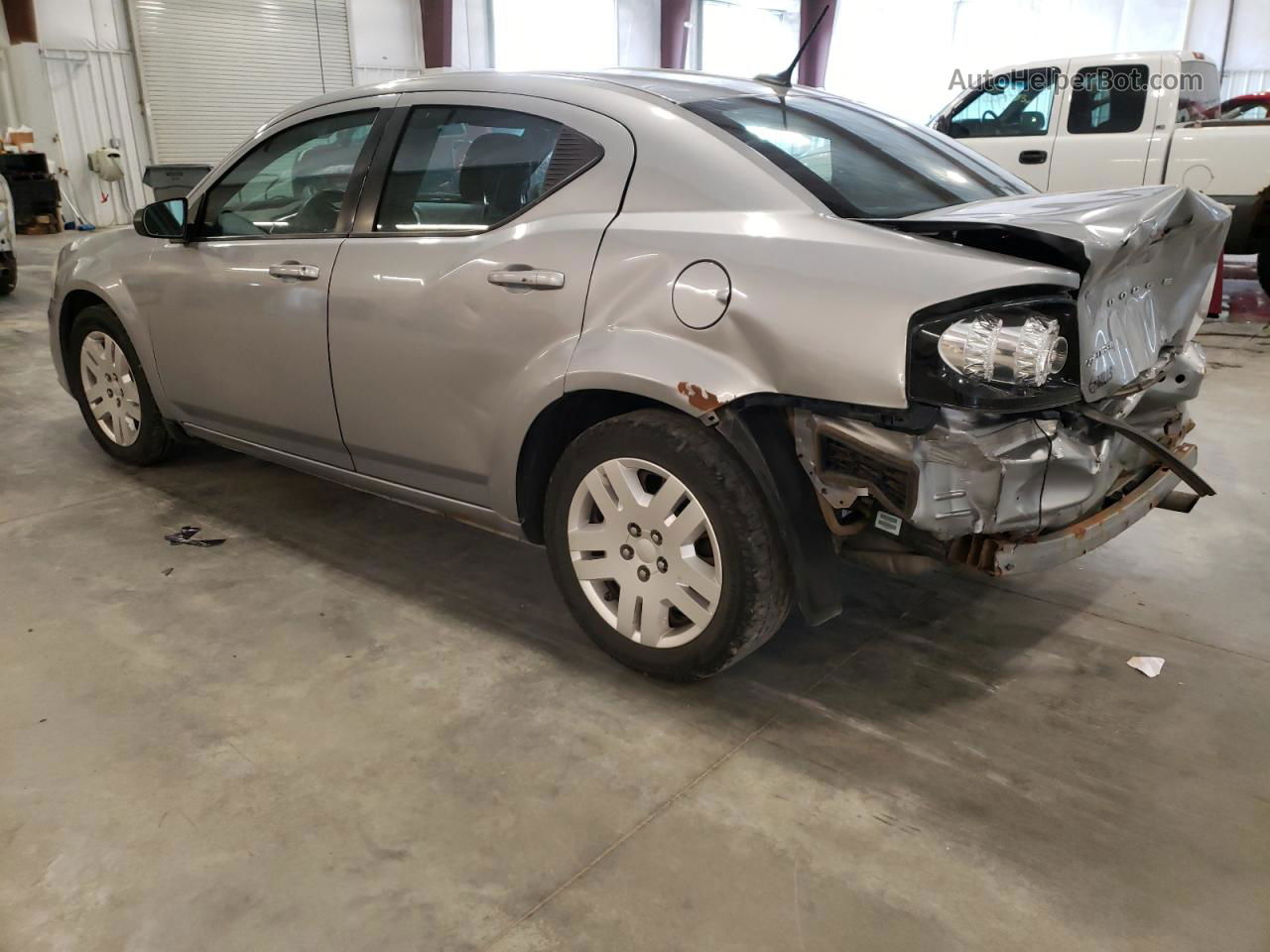 2014 Dodge Avenger Se Silver vin: 1C3CDZABXEN145681