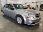 2014 Dodge Avenger Se Silver vin: 1C3CDZABXEN145681