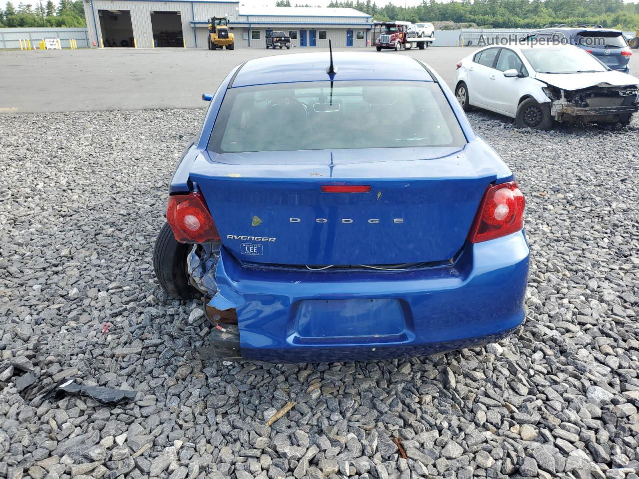 2014 Dodge Avenger Se Blue vin: 1C3CDZABXEN149424