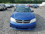 2014 Dodge Avenger Se Blue vin: 1C3CDZABXEN149424