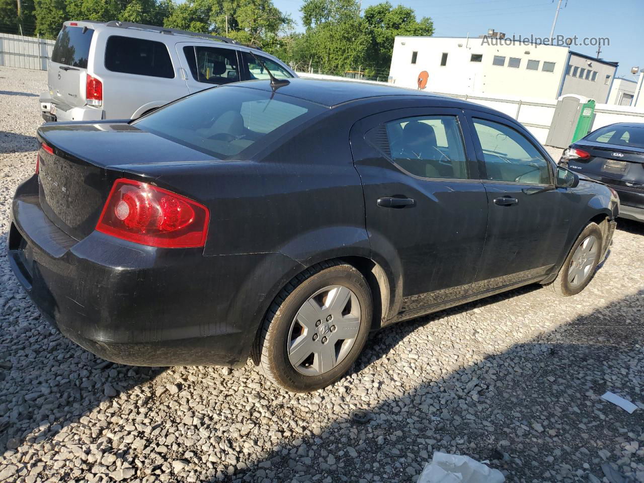 2014 Dodge Avenger Se Черный vin: 1C3CDZABXEN153991