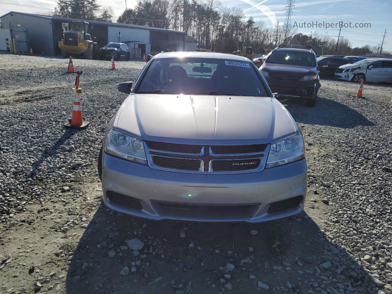 2014 Dodge Avenger Se Silver vin: 1C3CDZABXEN169642