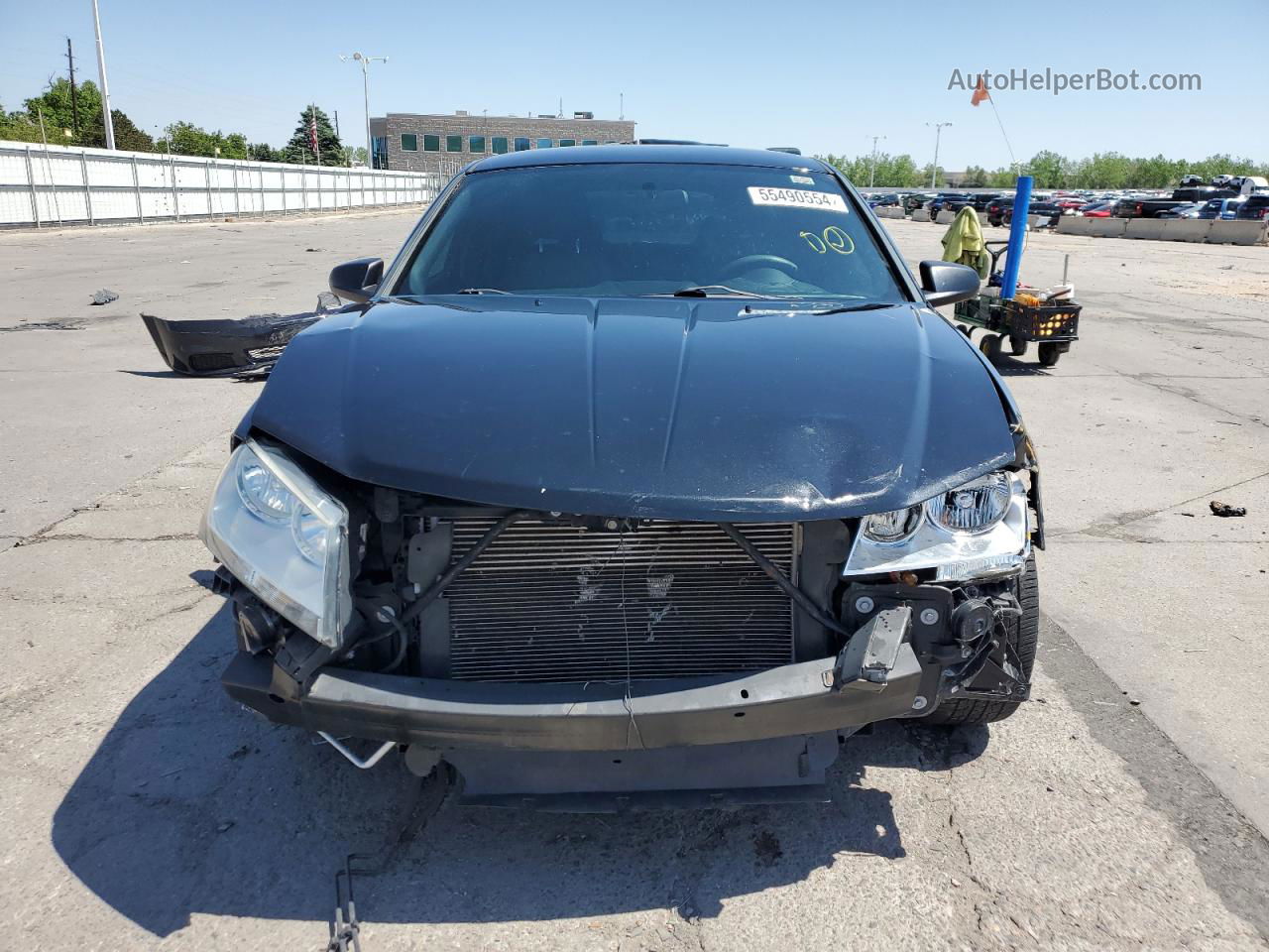 2014 Dodge Avenger Se Black vin: 1C3CDZABXEN203479