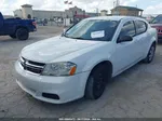 2014 Dodge Avenger Se Белый vin: 1C3CDZABXEN216569