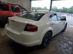 2014 Dodge Avenger Se White vin: 1C3CDZABXEN218662