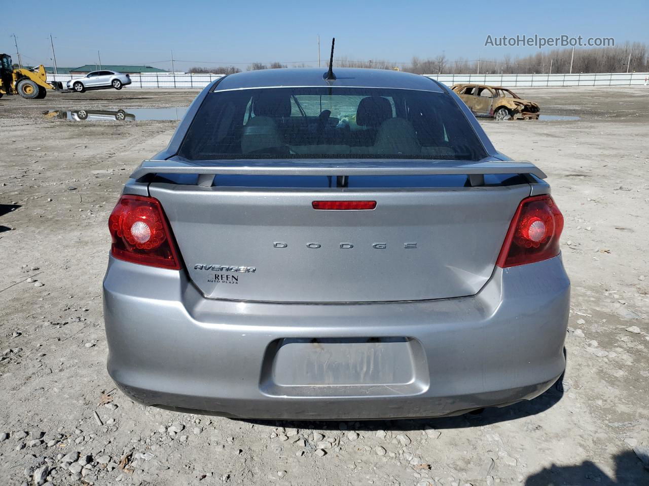 2014 Dodge Avenger Se Silver vin: 1C3CDZABXEN221366